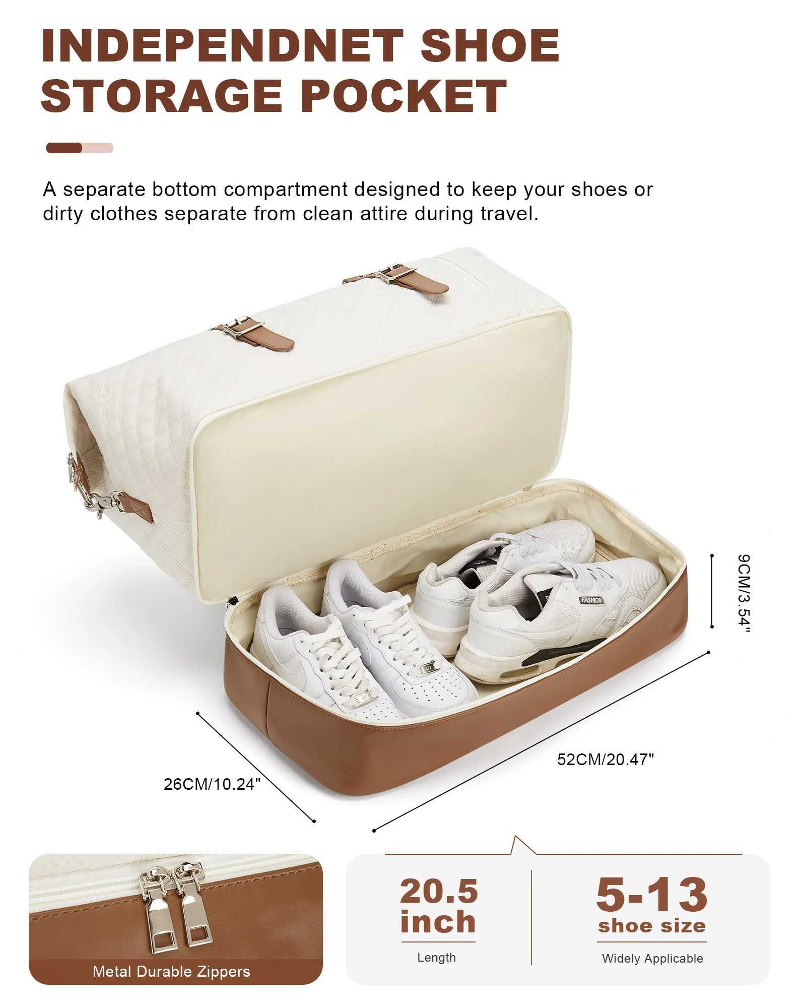 Diaper Bags Womens travel bag luggage bag with wet pocket and shoe company gym bag weekend overnight bag carry on bag Y250227UBP5