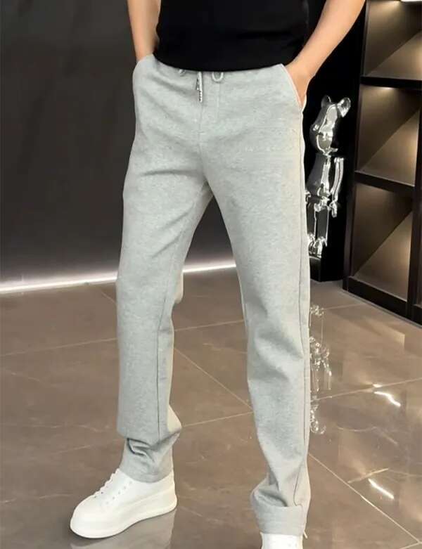 Men's Cotton Jogger Sweatpants: Breathable Quick-Dry Sports Pants For Running, Fiess, Casual Wear