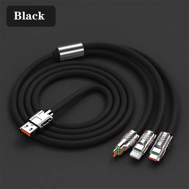 120w 6a Super Fast Charge PD Type C Liquid Silicone Cable Quick Charging For iPhone 16 15 Huawei Xiaomi Charger Cord 1.2M 2M Usb Usb C to C Charger Ca