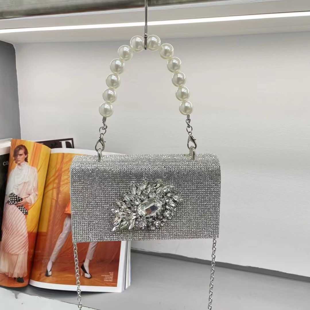 Stylish and versatile handbag for temperament dinner party, socialite party flip box bag 250215