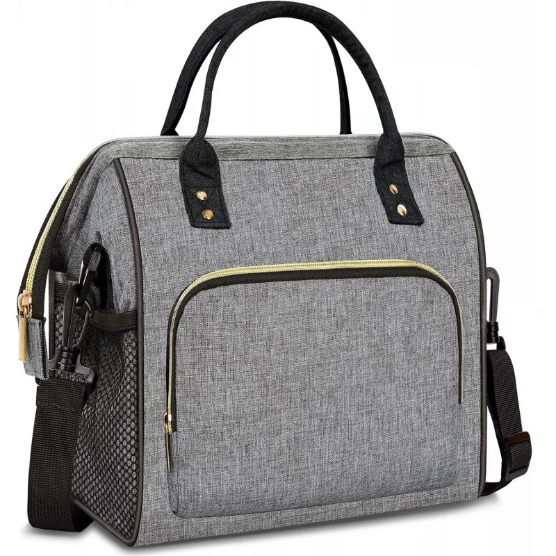 Ship from US Lunch Bags Women Insulated Cooler Work Leak Proof Large Tote with Adjustable Shoulder S 250227FBB