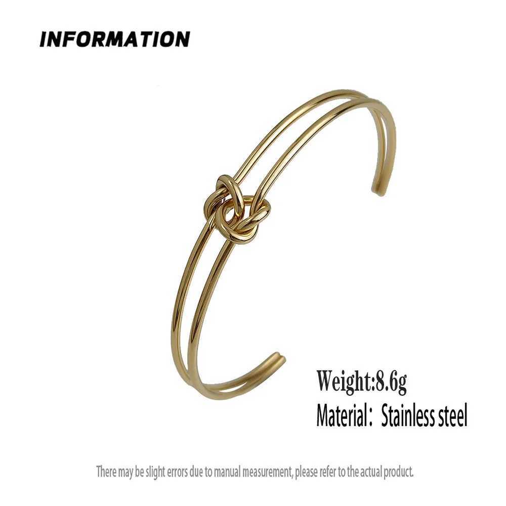 New nodule bracelet fashionable and personized stainl steel womens bracelet jewelry opening design gift for women W250227