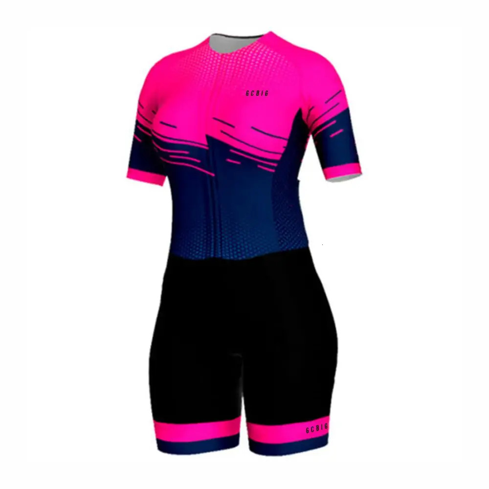 Women Cycling Jersey Triathlon Clothing Tri Suit Skinsuit Conjunto Bike Body Sport Swim Run Jumpsuit Clothing Cycling Men 250227