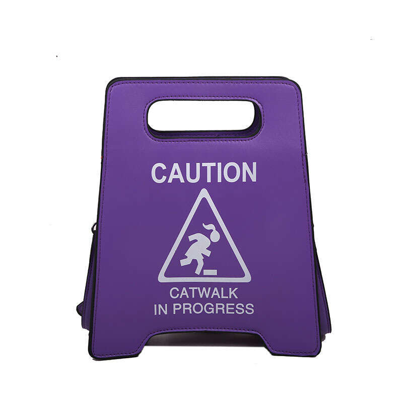 Funny cross for women summer creative parody parking card handbag personality single shoulder bag 2024 new casual versatile fashion clothing