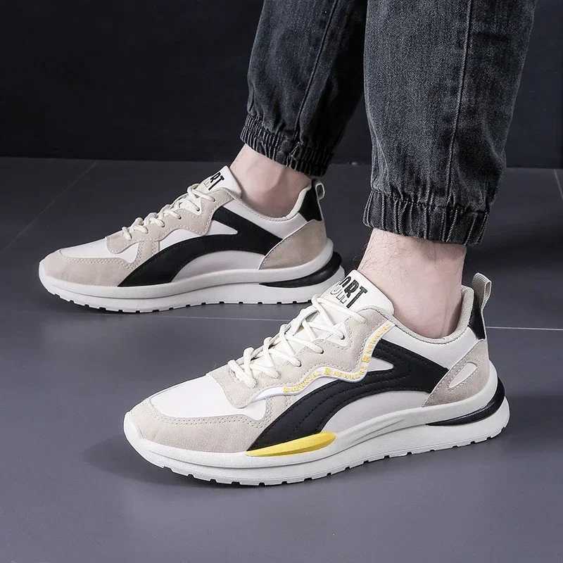 Mens sports shoes mesh breathable outdoor running shoes fashionable and casual tennis shoes lightweight and comfortable mens sports shoes Z250227