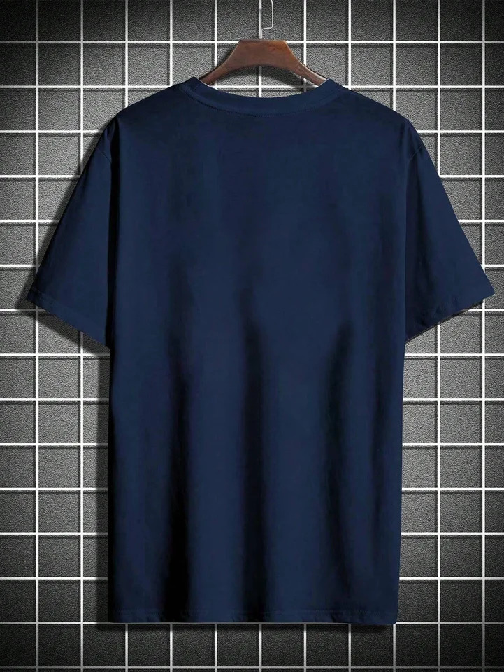 Mens 100% cotton summer loose size comfortable PARIS letter print slim fit casual sports round neck short sleeved T-shirt top 250227