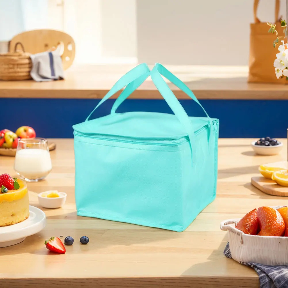 Ship from US Food Pizza Delivery Insulated Bag Reusable Thermal Storage Holder Outdoor Picnic Lunch for and Cold 250227FBB