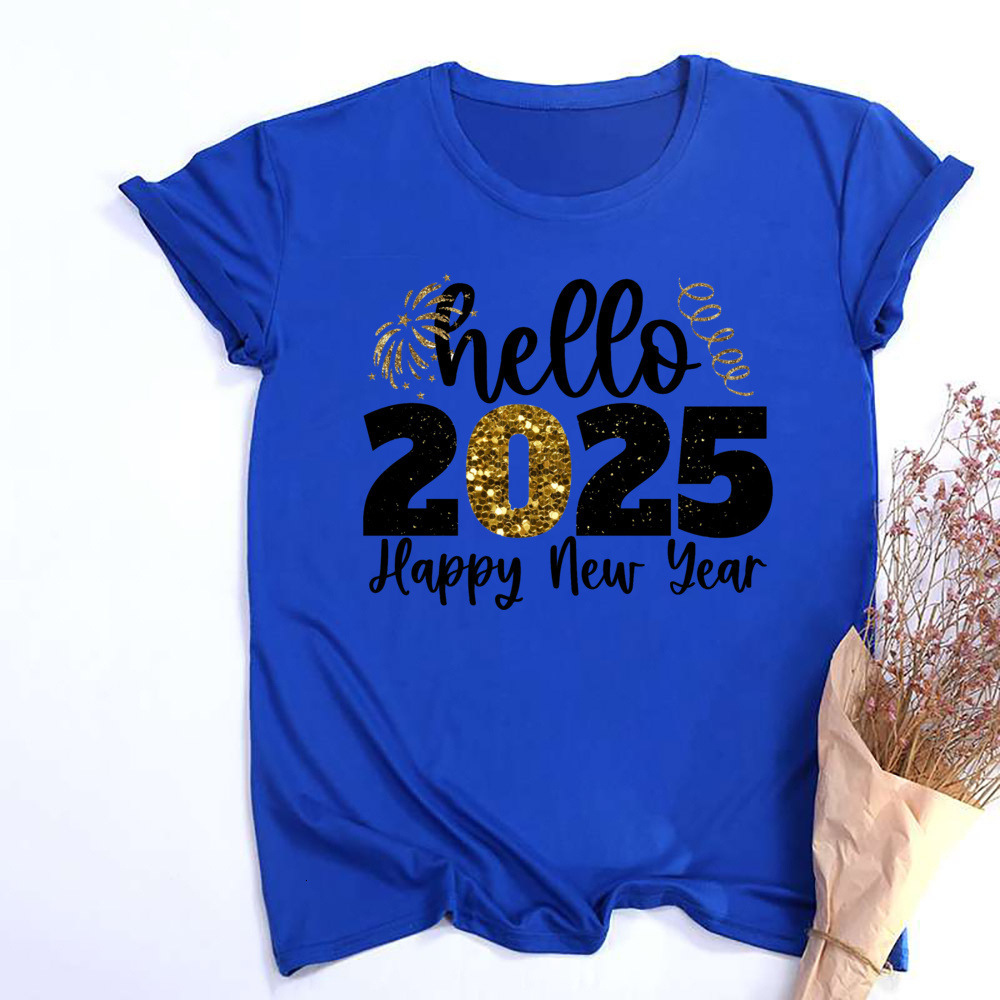 Designer 2025 New Fashion Trend Free Shipping Round Neck Large Short Sleeved Women's T-shirt