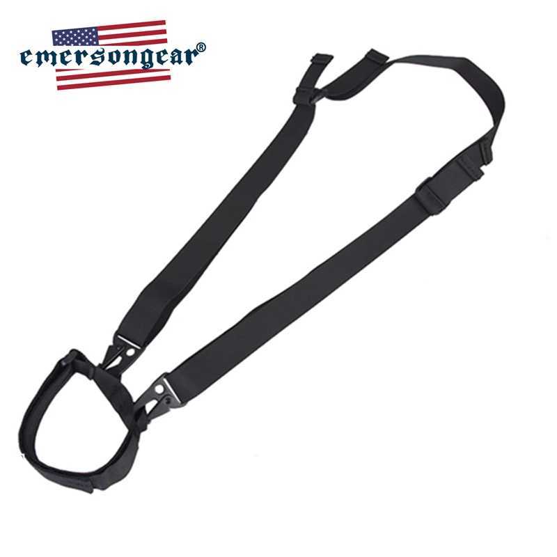 Strapless tactical P9O special gun sling P90 double point Rif shoulder strap double connection air gun combat nylon W250227