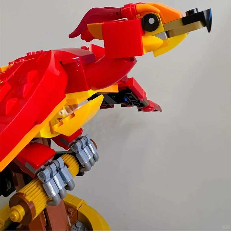 NEW 597pcs Magic Movie Cpatible 76394 Game Phoenix Model is Educational Children Toys for Adts Christmas Birthday Gifts Y250227
