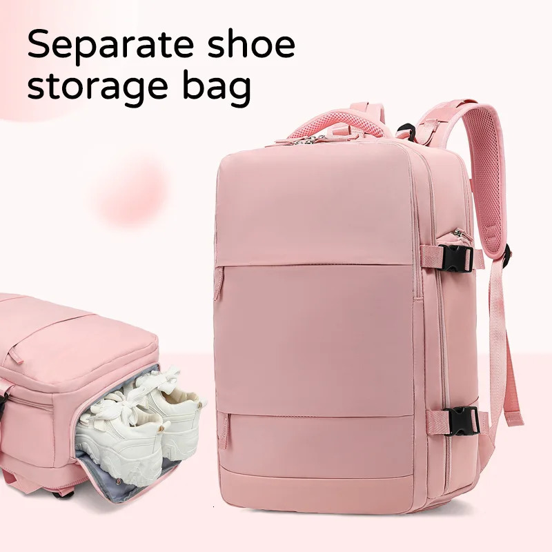35L multifunctional waterproof mummy backpack travel bag shoulder bag USB charging laptop backpack with shoe pocket 250227
