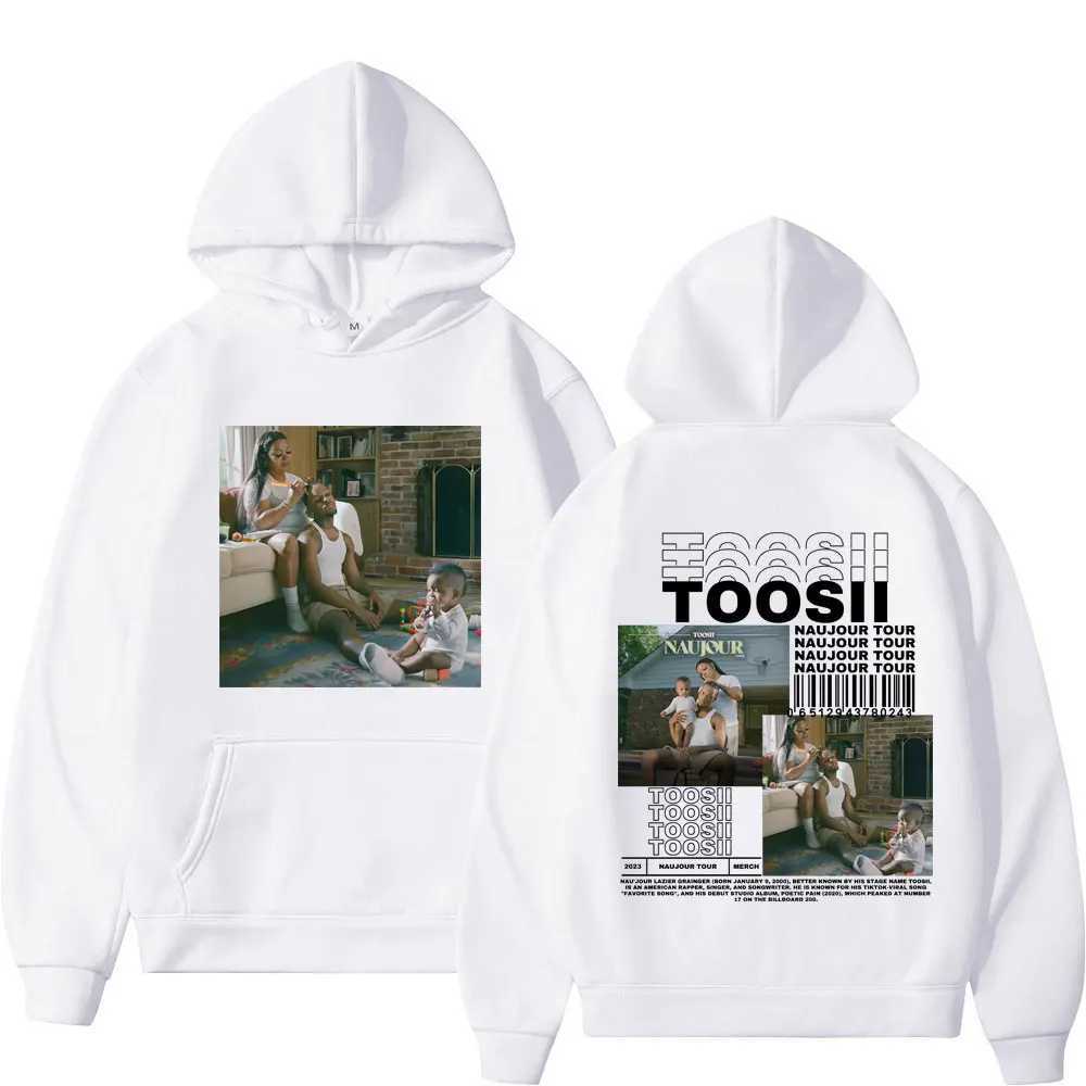 Rapper Toosii Music Album Double Sided Print Hoodie Men Women Harajuku Hip Hop Hooded Sweatshirts Fashion Casual Loose Pullovers X250227