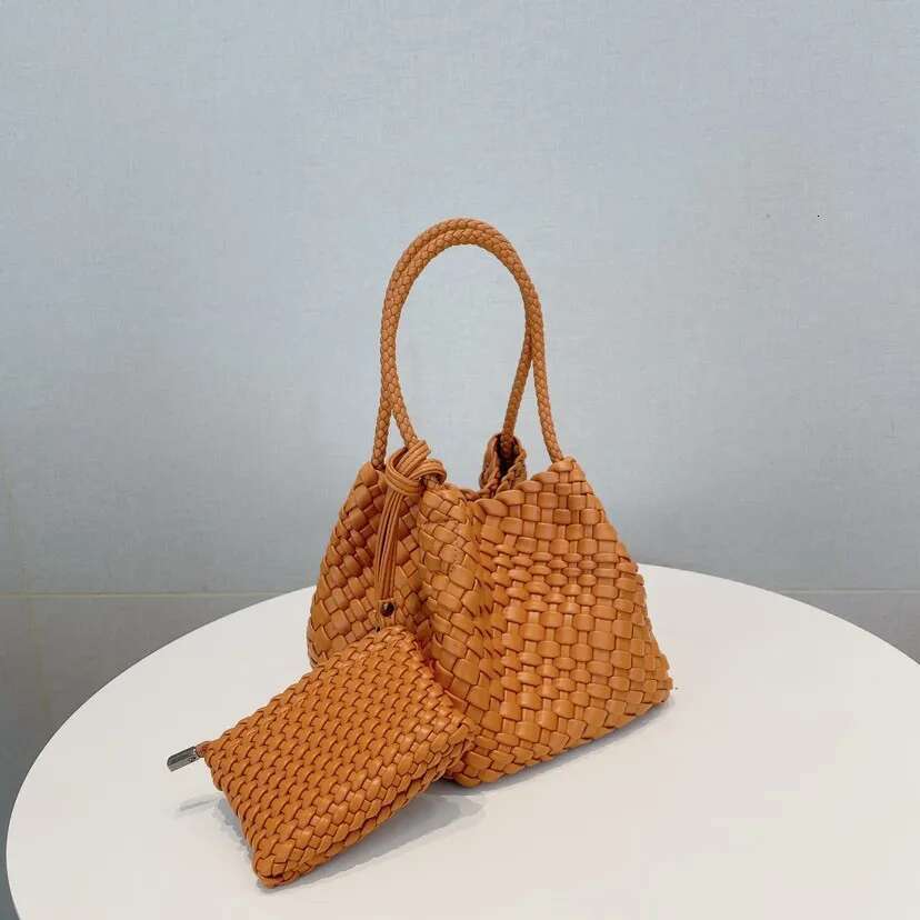 Women's Bags Designer Brand New High-quality Vintage Woven Women's Tote Female Shoulder Underarm Basket Bag Hot Sale Free Shipping