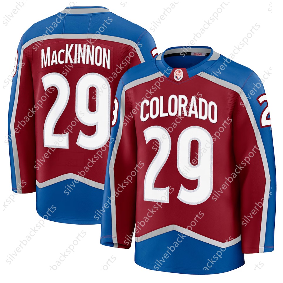 ed 8 Makar Jersey Toews 96 Rantanen Kinnon 29 Custom Hockey Jerseys Mens Womens Youth This baseball uniform is a quick-drying custom-made sportswear f