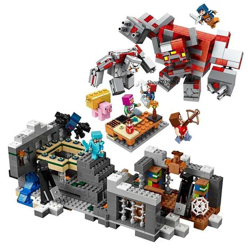 571 Cpatible 21124 Port Cave Farm Village Buildings B Blocks Childrens Gift Toys Y250227