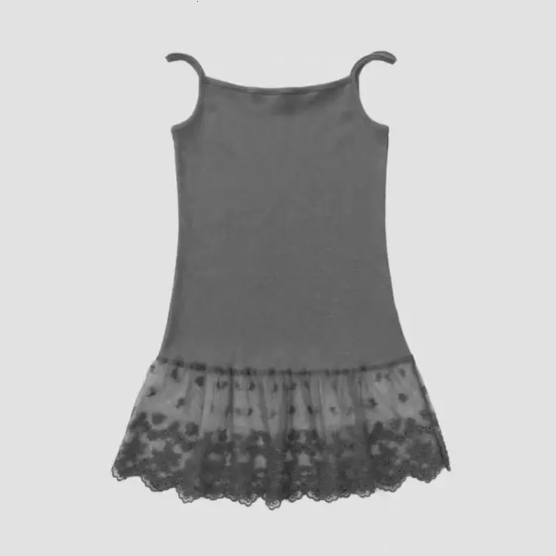 General Korean Fashion Patchwork Lace Camisole Sleeveless Vintage Fairycore Halter Tops Y2k Clothes Tank Top Tanks Camis 250226
