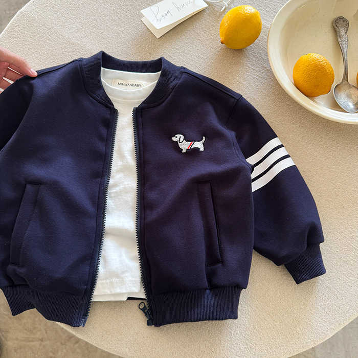 Jackets 2025 Boys Jacket Casual Childrens Coat Spring New Collection Small and Medium sized Childrens Outerwear Baby Baseball JacketY250227BJ21