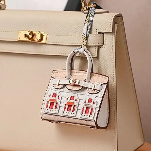 Ship from US Womens mini charm bag used for handbags and wallets cute handbag keychain 250227FBB