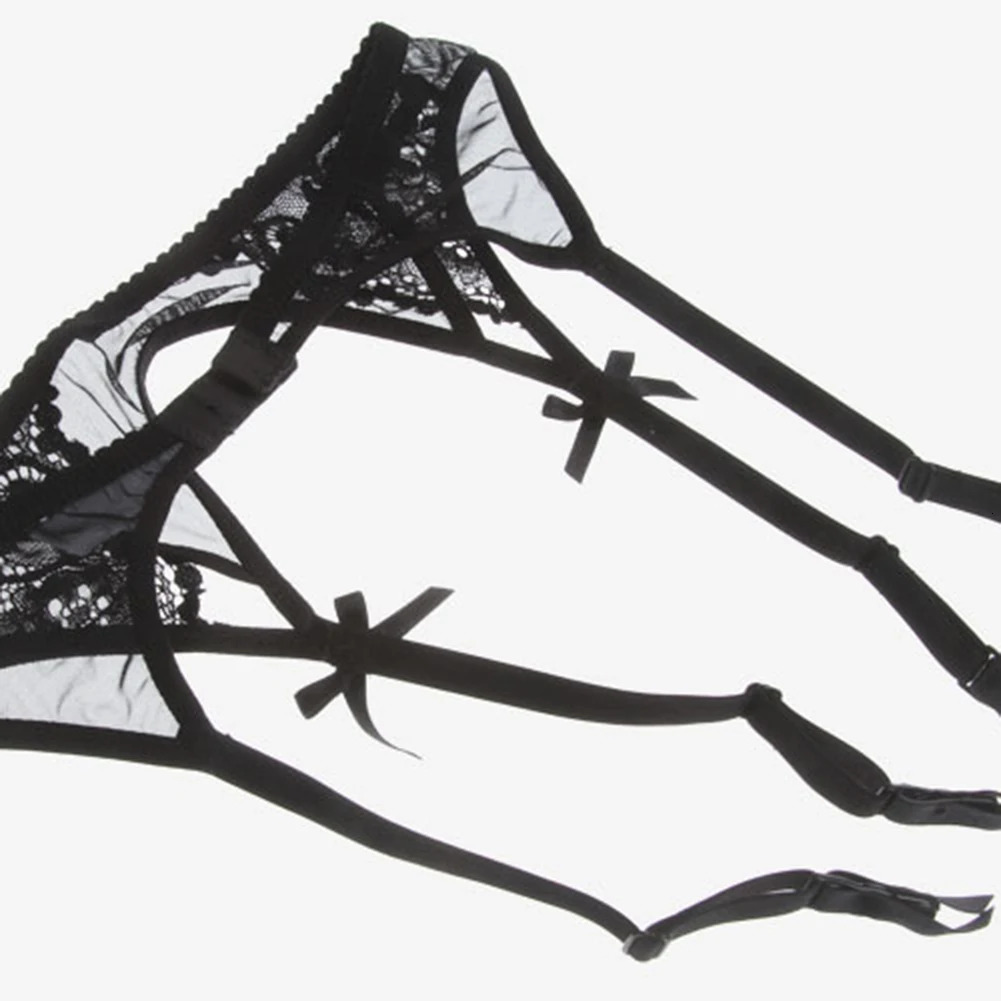 Sexy women lace Blackwhitered garter temptation ultra-thin female silk stockings Suspender Belt Wedding garters belts 250227