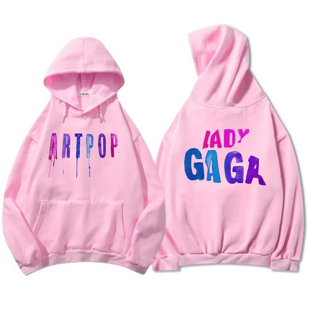 Strtwear Men Clothes ARTPOP Lady-Gaga Hoodies Hip Hop Winter Hooded Sweatshirts Graphic Printing Pullovers Casual Unisex Hoody X250227
