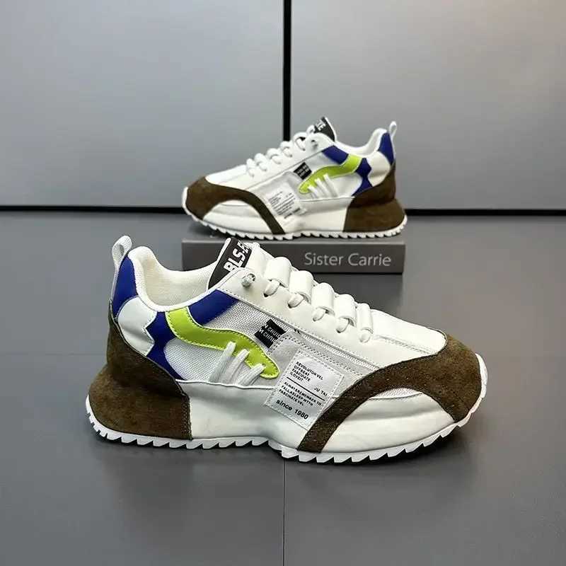 Mens Sneakers Luxury Brand Leisure Shoes Designer Platform Running Shoe Leather Casual Shoes for Men Tennis Shoes 2024 Z250227