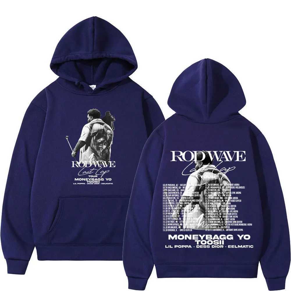Rap singer Rod Wave Last Lap Tour Merch Hoodie mens hip-hop retro Pullover sweatshirt fashion casual super large hoodie X250227