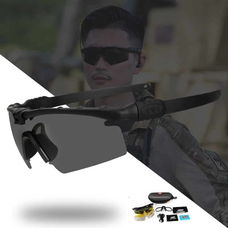 Men Women Army BALLISTIC 3.0 Protection Military Glasses Paintball Shooting Goggles Tactical MTB Cycling Polarized Sunglasses 250224