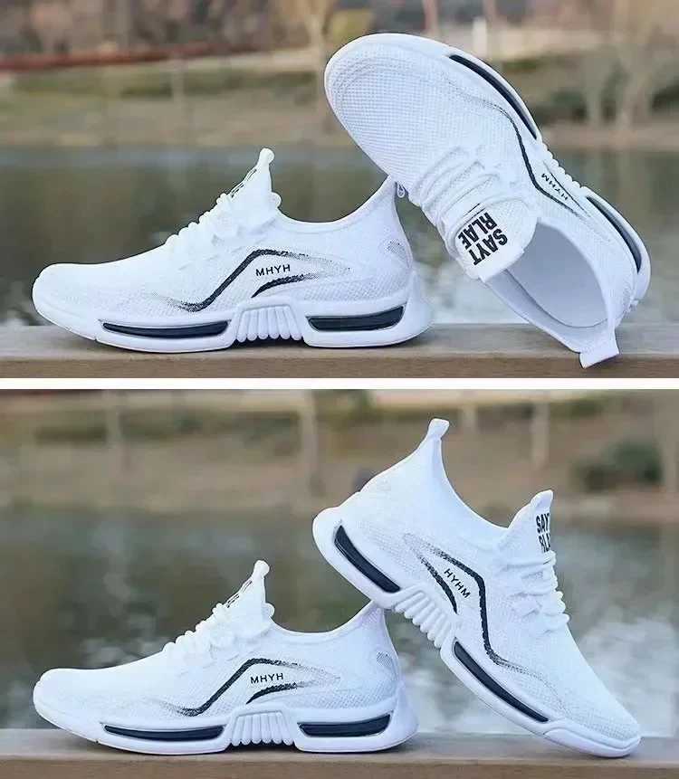 Mens shoes new summer breathable mesh casual shoes odor resistant soft sole versatile sports shoes trendy shoes for men Z250227