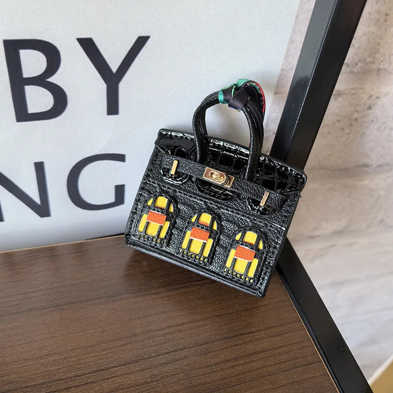 Ship from US Womens mini charm bag used for handbags and wallets cute handbag keychain 250227FBB