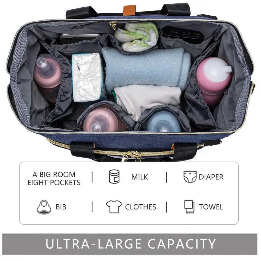 Diaper Bags Hot LEQUEEN Diaper Bag Messenger Bag Shoulder Bag Multi-functional Large Capacity Outigong Baby Crib Sleeping Bag Dropshipping Y250227DGB8