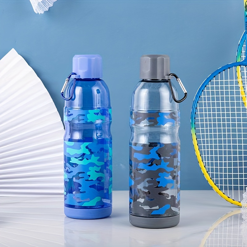 Outdoor Mountaineering Buckle Sports Travel Portable Advertising Gift Camouflage Plastic Water Bottle