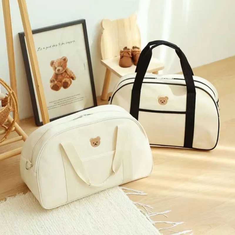 Diaper Bags 2025 New Diaper Bag Cartoon Embroidered Mom Storage Bag Large Capacity Mommy Baby Travel Bag Handbag Lightweight Diagonal Y25022718ZA