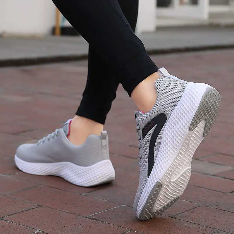 2024 Sport Running Shoes Women Air Mesh Breathable Walking Women Sneakers Comfortable Fashion Casual Sneakers Z250227