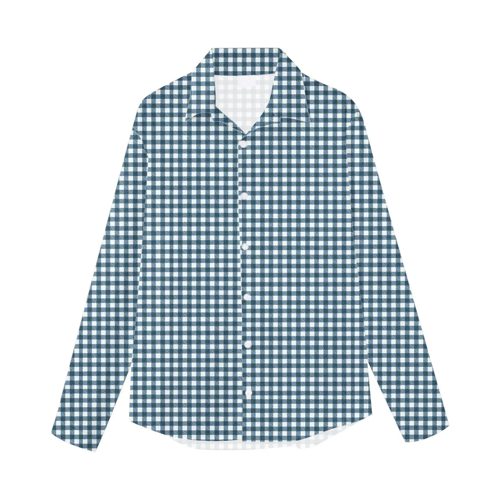 Red Plaid Printed Shirts For Men Long Sleeved Button Up Male Casual Slim Fit Tops Fashion Mens Social Shirt Clothes 250226