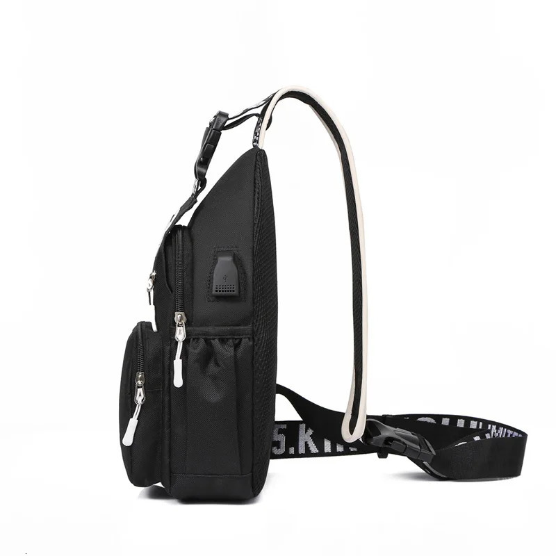 Ship from US Mens Chest Bag Multifunctional Outdoor Sports Fashion Large Capacity commuting Crossbody For Travel 250227FBB