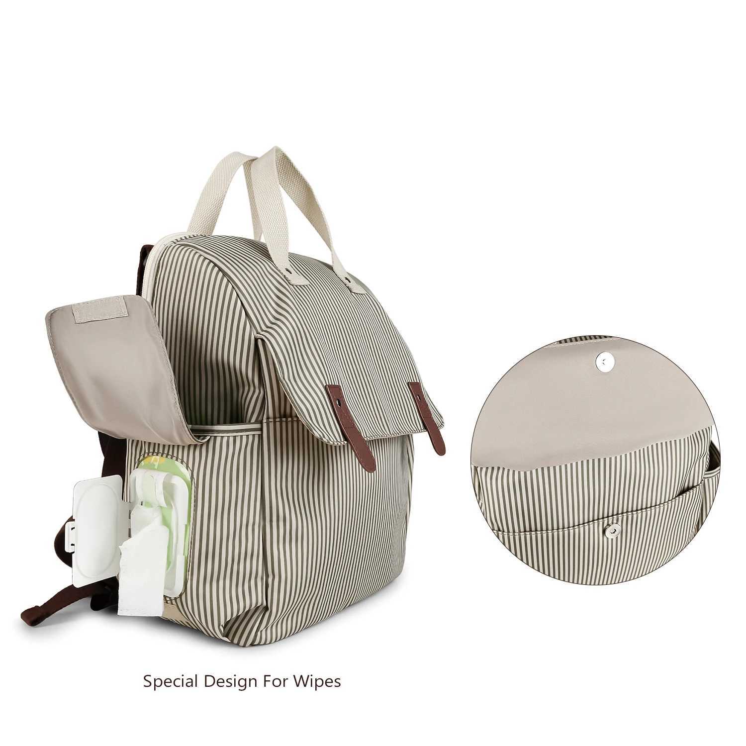 Diaper Bags Shoulder Mommy Includes Urine Mat Independent Bottle Bag Multi functional Mommy Bag Maternal and Child Travel Bag Y25022725FB