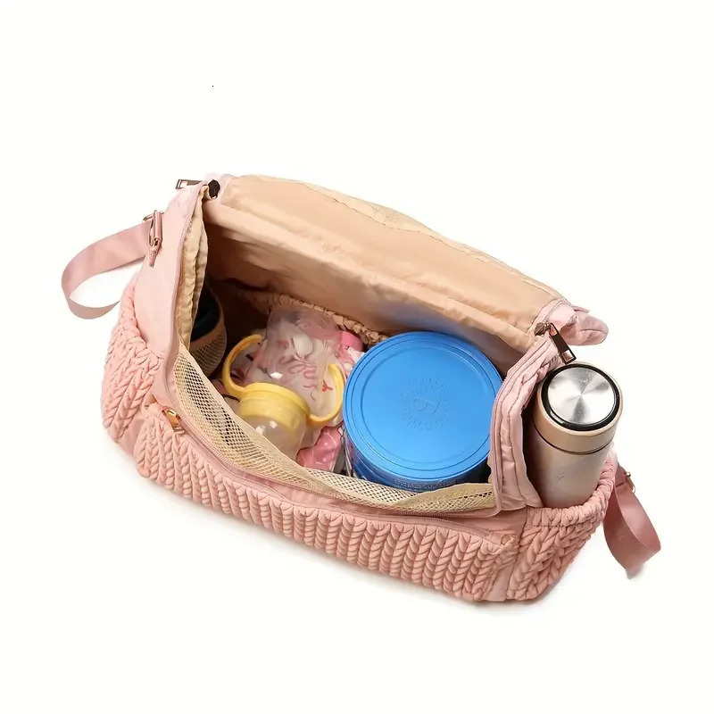 Large capacity Diaper stroller bag waterproof mummy pregnant woman nap travel bag baby care multifunctional handbag 250227