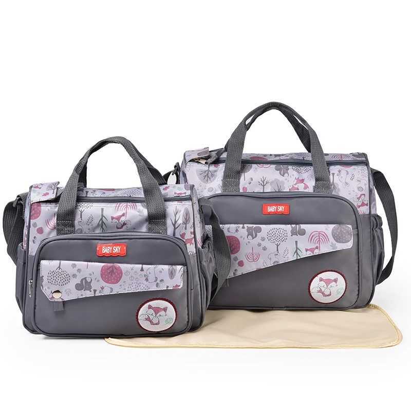 Diaper Bags MOTOHOOD 3pcs Mummy Maternity Nappy Bag Sets Large Capacity Nappy Bag Travel Nursing Bag for Baby Care Womens Fashion Bag Y250227SLEI