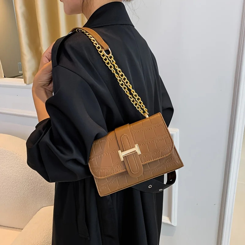 Ship from US Fashionable cross shaped bag fashionable flip shoulder womens casual handbag and wallet 250227FBB