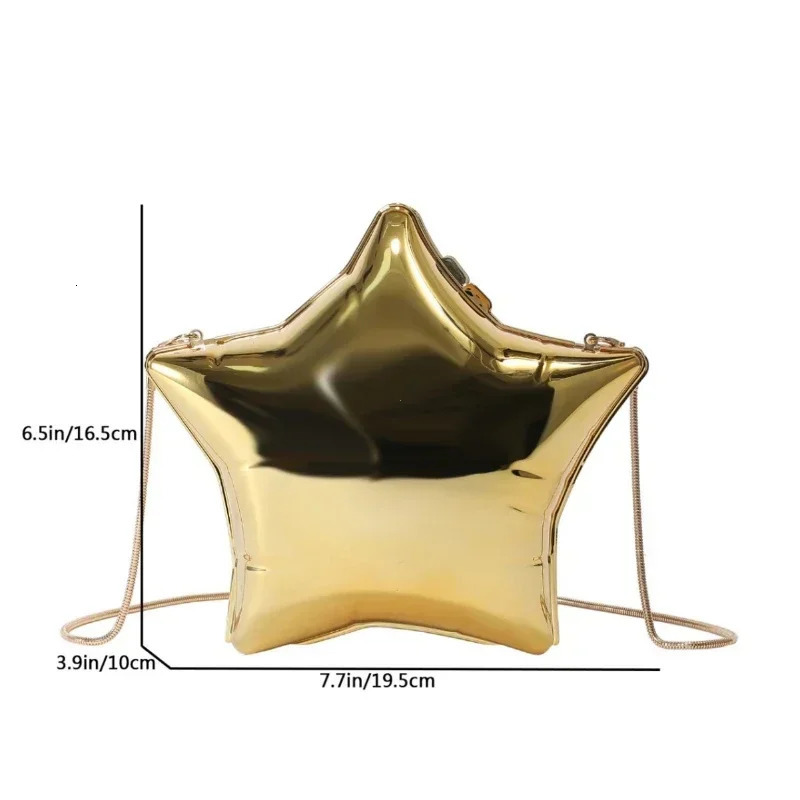 Acrylic Bright Five Star Zero Wallet Sweet Cool Spicy Girl Lipstick Party Mini Table Tennis Niche Candy Colorful Bag 250226