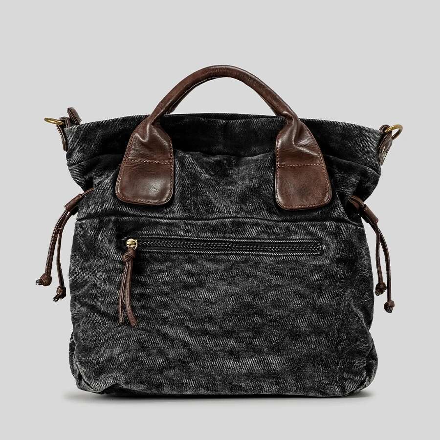 Vintage Denim Splicing Square Tote Bags For Women Designer Handbags Purses 2024 New In Large Capacity Shoulder Crossbody