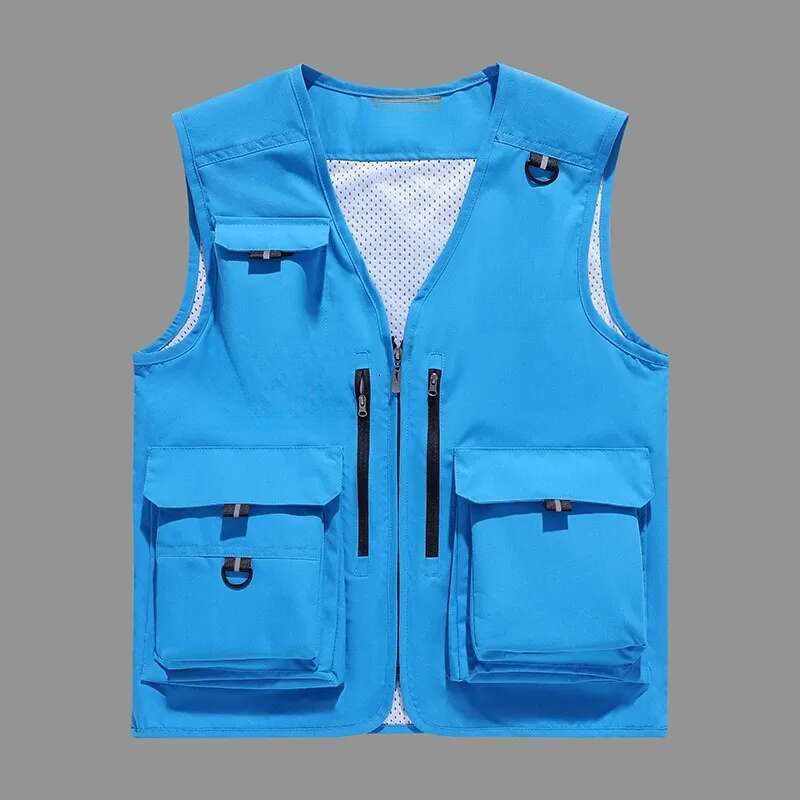 Fashion Vest With Multiple Pockets For Men And Women - Stylish Outdoor Camping Sleeveless Jacket