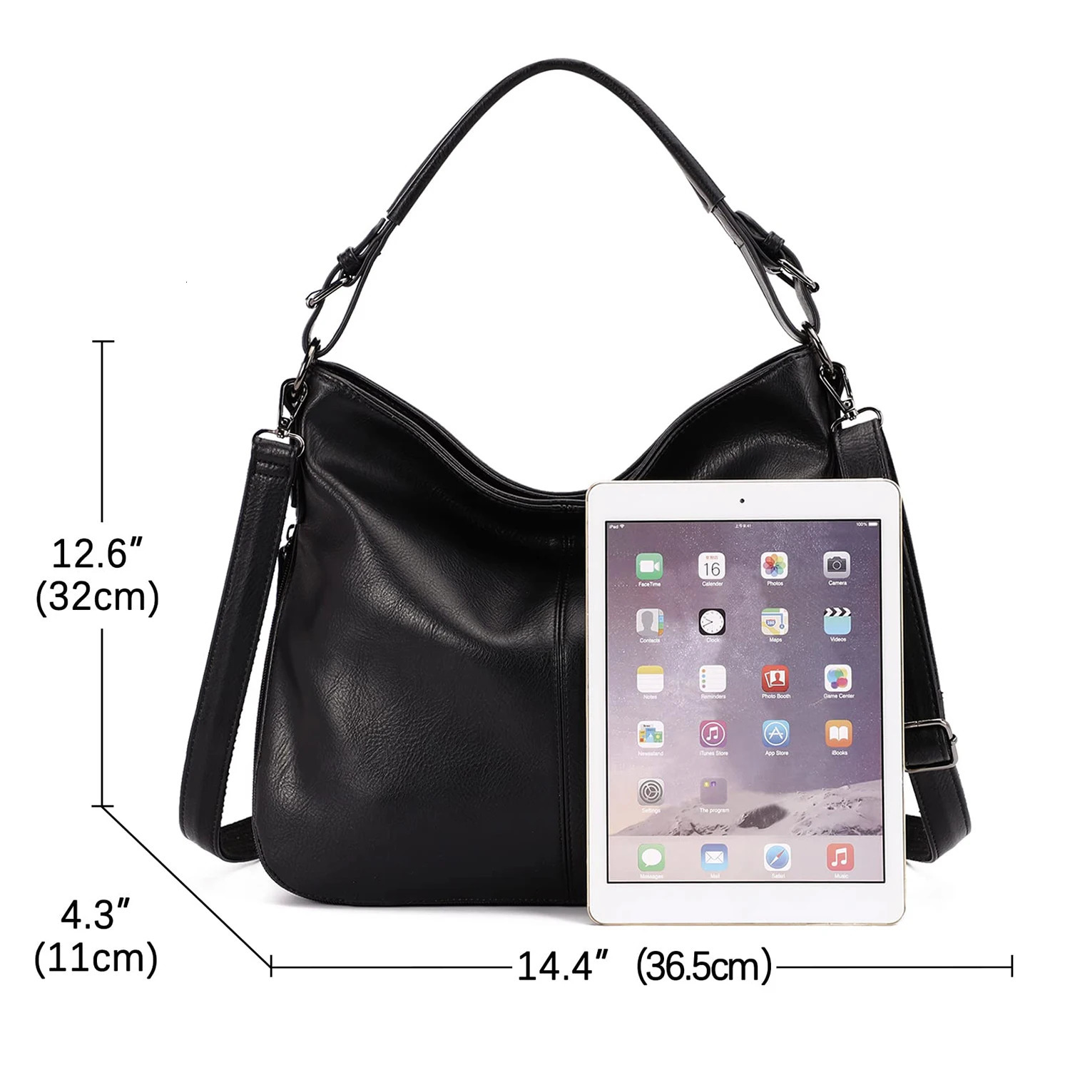 Ship from US KL928 womens large wallet PU leather shoulder bag cross body homeless handbag adjustable strap 250227FBB