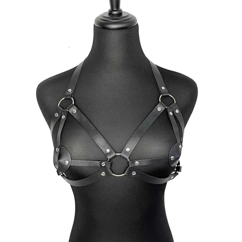 Women Underwear Chest Harness BDSM Lingerie Sexy Choker Top Bondage Gothic Fetish Clothes Body Bra Mature Harajuku Stockings 250227