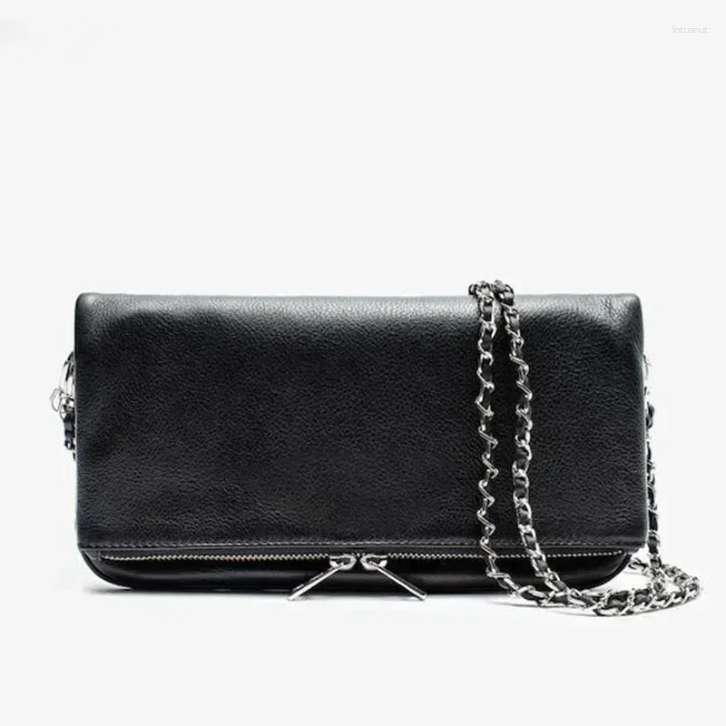 Shoulder Bags Ladies Fashion Wings Makeup Bag 2025 Vintage Single Crossbody High Quality Casual Envelope Chain