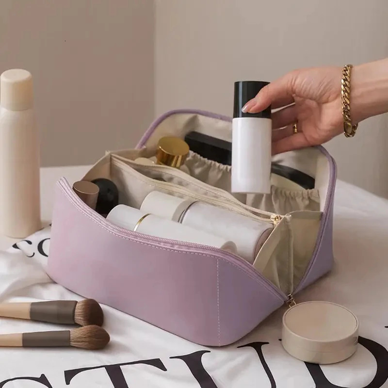 Ship from US Large Capacity Travel Cosmetic Bag Portable Makeup Organizer 250227FBB