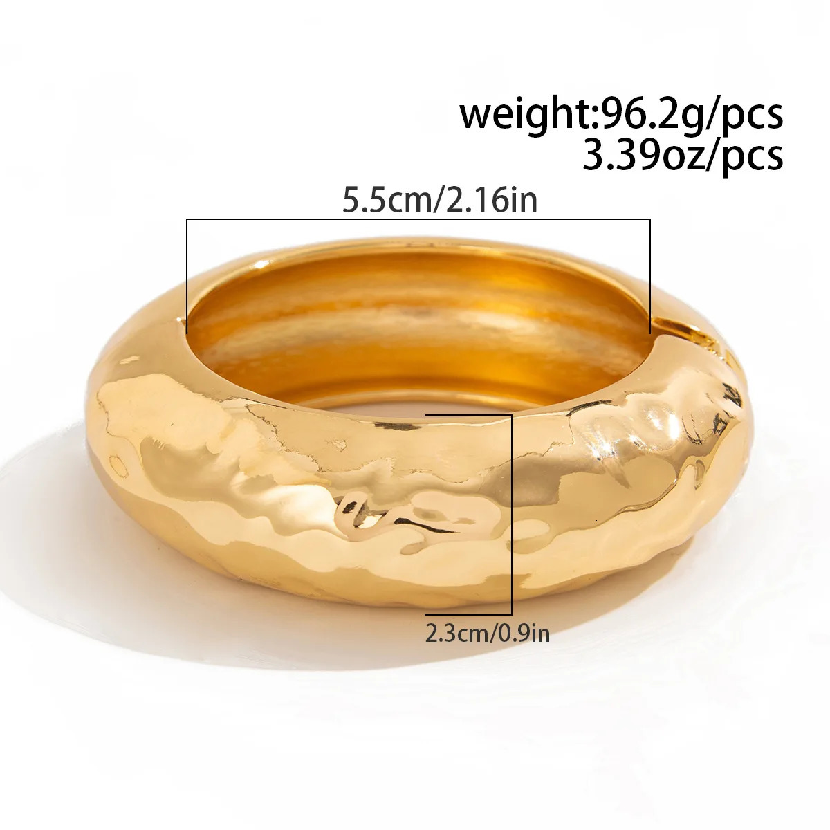 Fashion Stainless Steel Womens Jewelry Accessories Advanced s Set Irregular Sets Round Couple Bracelets Wide Grain 250227