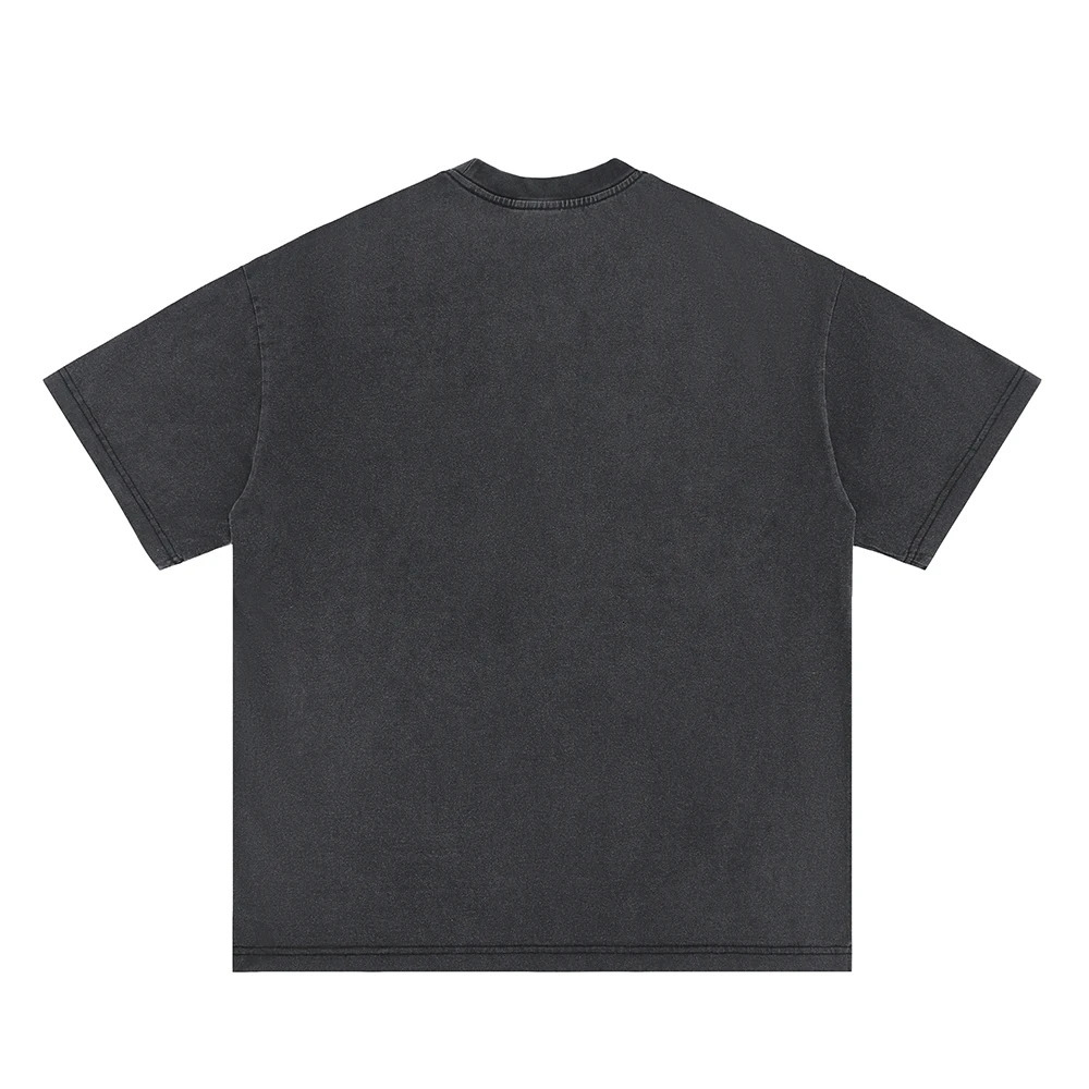 Superway Original n Chinese Letter Printed Mens T-Shirt Oversized Cotton Short Sleeves Tee Hip Hop Streetwear Retro Tops 250226