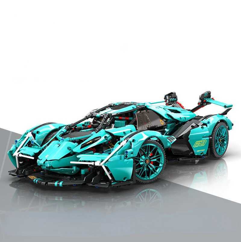 2023 Building Blocks Concept Edition Sports Car is Racing Building Blocks B Model Overspeed Car Toy Childrens gift Y250227