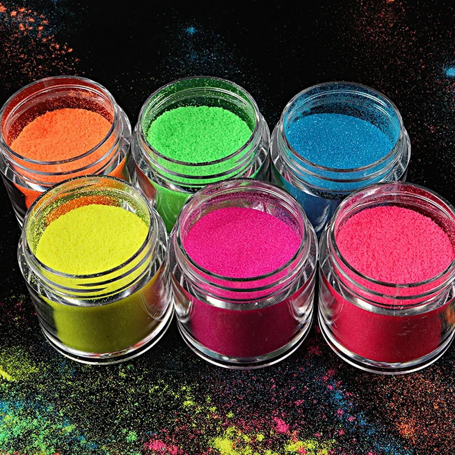 12 Colors Iridescent Glitter Sugar Powder Nail Powder Epoxy Resin Pigment Colorant Dye Resin Nail Charms Nail Art Decoration 250227